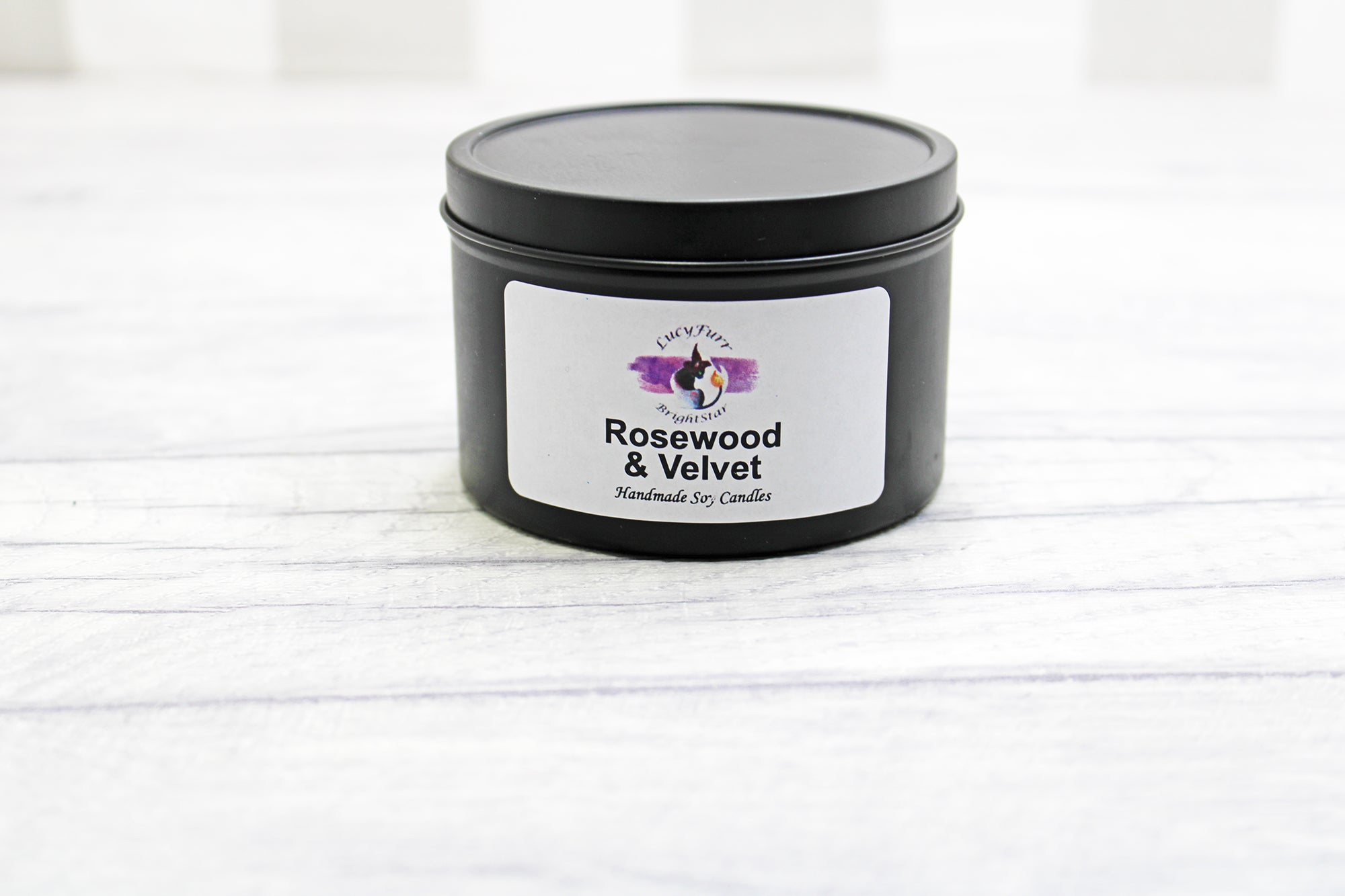 Rosewood and Velvet Soy Candle Tin