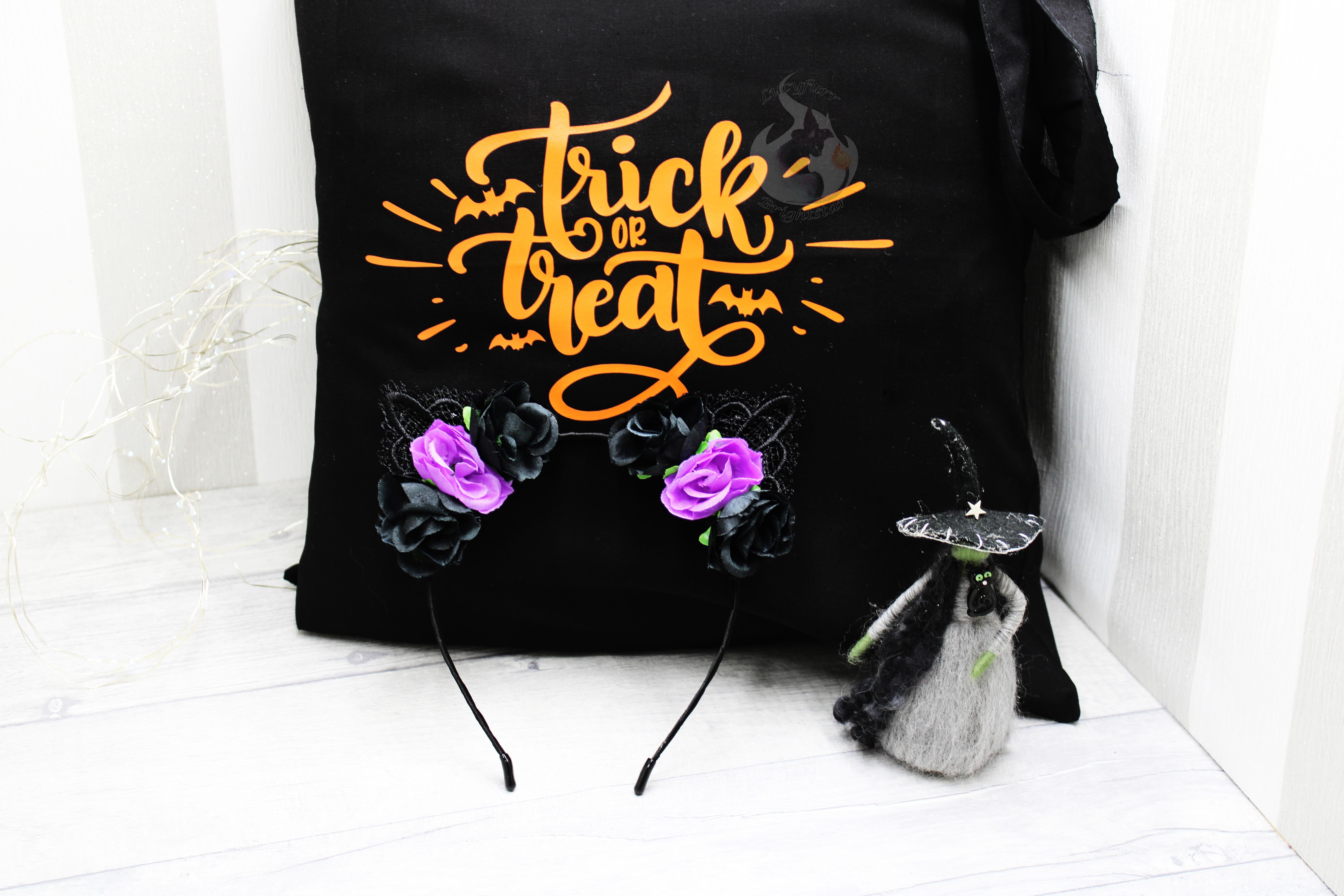 Trick or Treat Cotton Tote Bag