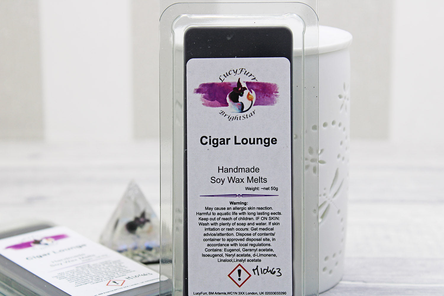 Cigar Lounge Wax Melt Snap Bar