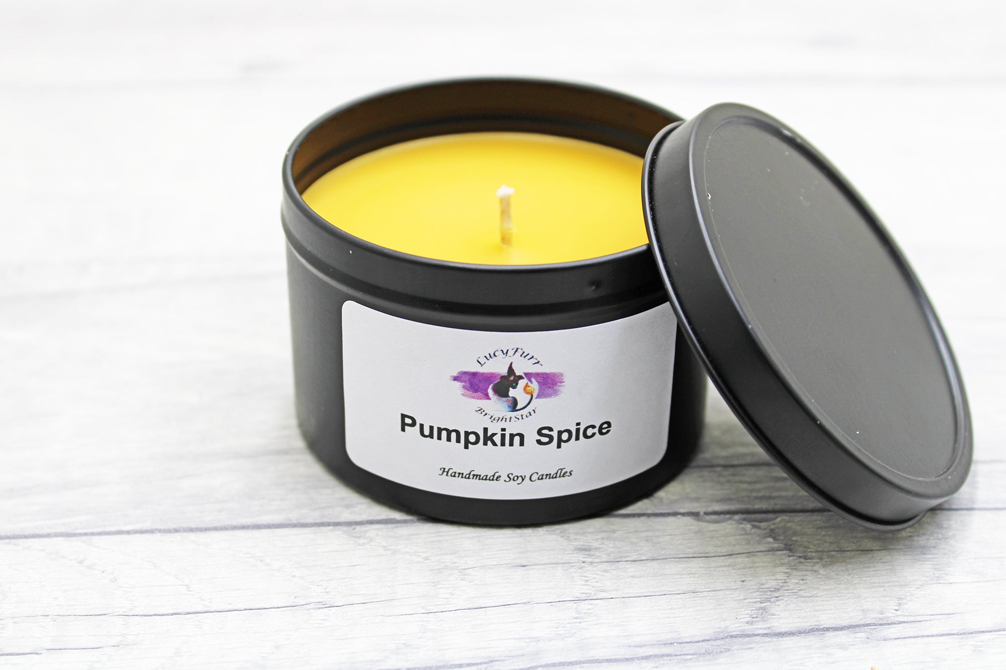 Pumpkin Spice Soy Candle Tin