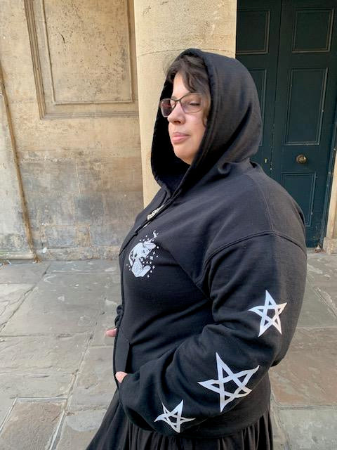 Witches Familiar Heavy Cotton Zip Up Hoodie