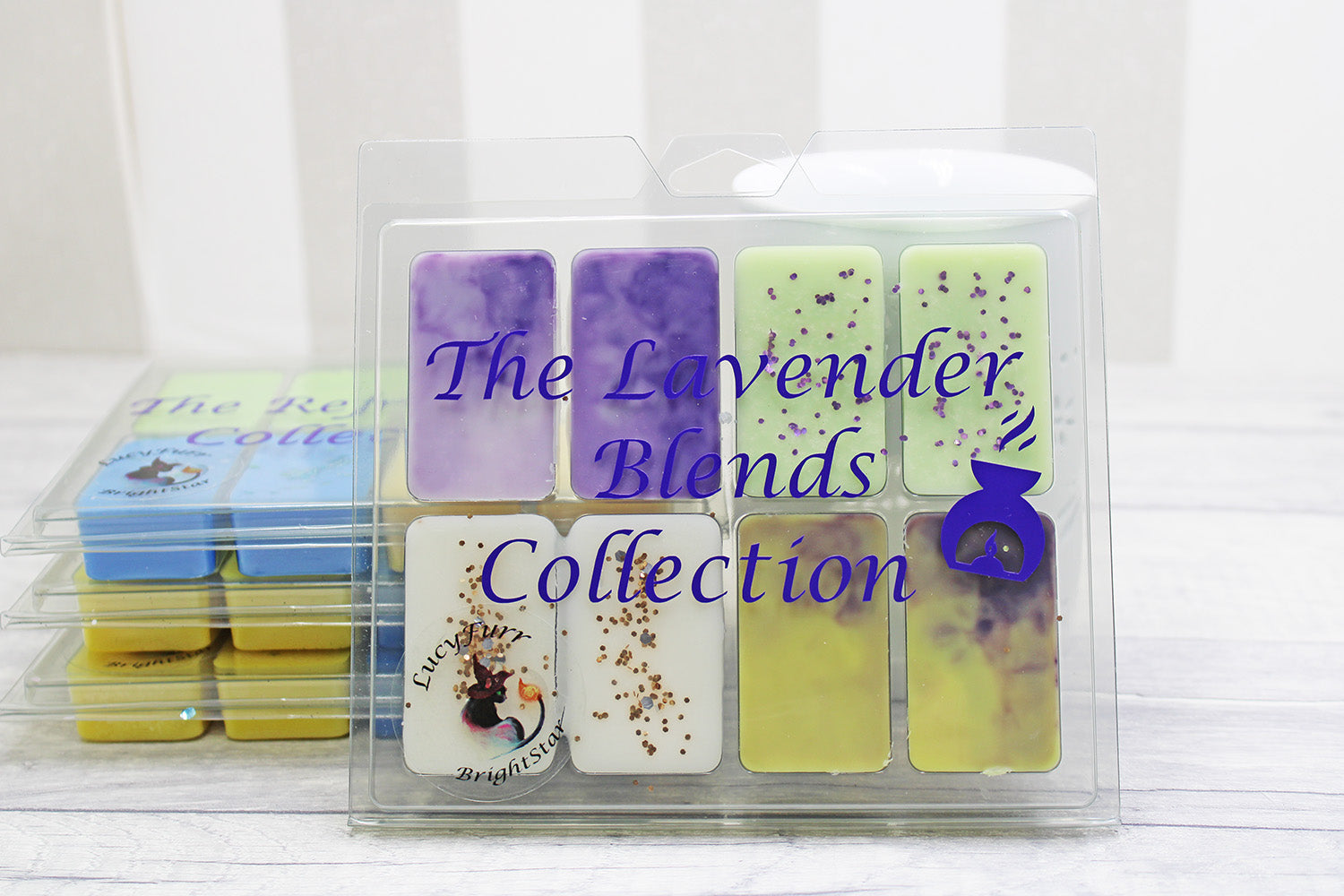 Lavender Blends Collection Soy Wax Melt Clamshell